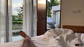 Amateur Rough Sex With Nurse Wife On Villa Outdoor Pool Garden Pov Creampie Inside Pussy Blowjob Handjob Cowgirl Doggystyle!