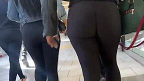 Yoga pants season with big ass leggings