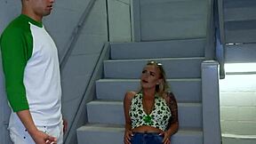 Stepbrother and Stepsister Sneak Out from Family Party for Sex