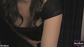 sinn sage strips off her lingerie revealing her sensual curves and tattoos