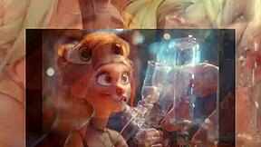 Intense addiction to milk from lactating boobs and tits