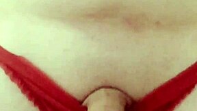 playing around in homemade webcam fun with panties and thong