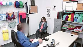 Lily is getting her pussy fucked from behind after being arrested