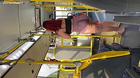 i took my employee home and watched her tease on the bus her ass is delicious