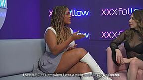 latina milf carla morelli has hard sex with maxx betancur and almost gets out of control with interviewer dani ortiz - xxxfollow session 9