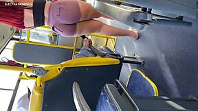 i took my employee home and watched her tease on the bus her ass is delicious