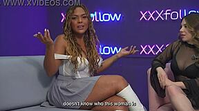 latina milf carla morelli has hard sex with maxx betancur and almost gets out of control with interviewer dani ortiz - xxxfollow session 9