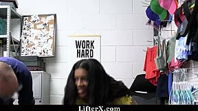 best friends goldie glock and maya farrell get caught by guard wrex oliver and must face the consequences - lifterx