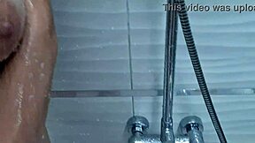 I shower my big boobs in bathroom