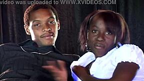 the rear awakening introduction shows a cute black couple in dirty talk interview