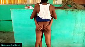 Black stepdaughter screams as stepdad's monster cock fucks her hard