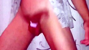 big chocolate cuck spins to music in striptease