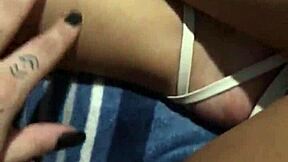 Angel Lima Masturbating in Shopping with Plug in Her Ass