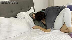 Babysitter Fingers My Tight Pussy While Wife Works