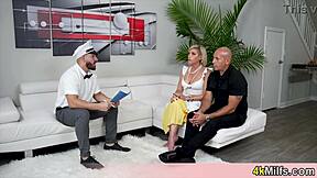 Sailor stepbro solves milf's sexual problems intensely