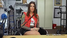 i-i gagged on the directors big cock then took it doggystyle like a slut