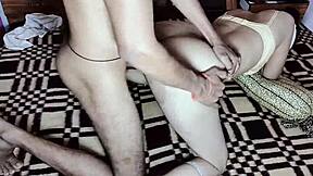 Mad girl feels intense emotions as she's fucked by her servant in this Desi video by Deshibhabhi69.