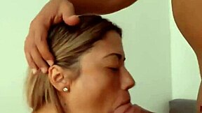 In This Amateur Video, The Sexy Blonde Latina Cuckolds Her Manso Husband With Monster Cock, Cum In Mouth, And Intense Orgasm!