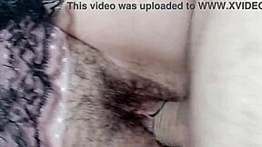 cumming on hairy pussy girl repeatedly