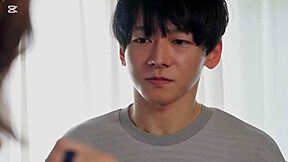 pretty asian shemale gets rough anal at home