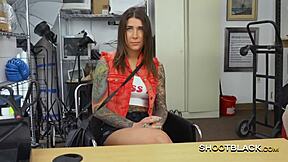 i-i gagged on the directors big cock then took it doggystyle like a slut