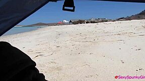 Bikini Blowjob at Beach