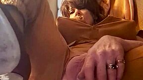 Does this fine-ass tranny love taking a big dildo in her ass?