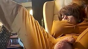 Does this fine-ass tranny love taking a big dildo in her ass?