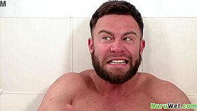 Two Sexy Naughty Girls Sharing Dick During Nuru Massage Experience—Seth Gamble Lucky Anne Megan Mistakes!