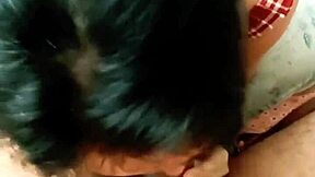 Afternoon Affair: Cheating Housewife Gets Blowjob at Friend's House