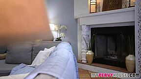 Horny stepsis waiting all day for big d