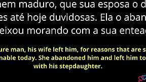 Stepdaughter notices father's cock harder for her