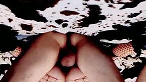 Mature Skinny Women and Muscular Man Filming Amateur Porno