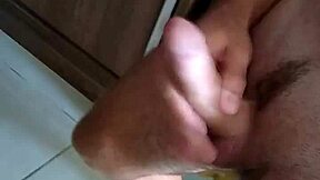 Intense Morning Cumshot Blast!