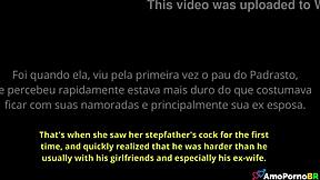 Stepdaughter notices father's cock harder for her