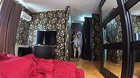 Milfycalla Worships Ass and Balls in Yoga Pants Cameltoe Before Cumshots on Downjackets