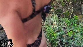 Tits Out For Blowjob On Seaside Cliff