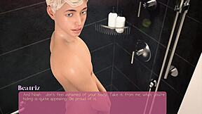 my big step mom in the bathroom