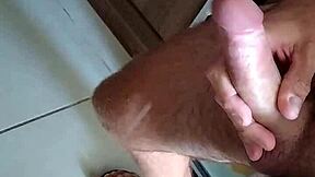 Intense Morning Cumshot Blast!