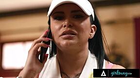 Can Desperate MILF Romi Rain Teach Stepbae Kimmy Kimm More Than Tennis?