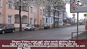 German teen persuaded for street sex