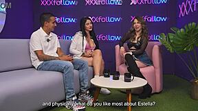 Milf Colombiana Estella Osorio Fucks Shy Guy in XXXFollow Sessions Podcast with Dani Ortiz