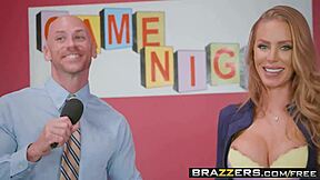 in brazzers pornstars nicole aniston and peta jensen engage in game night shenanigans