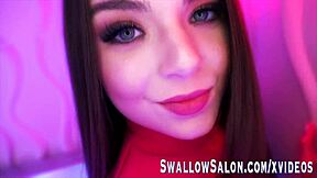 Will Megan Marx Deepthroat and Swallow for Her Client at the Salon?