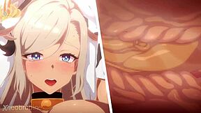 Shenhe Pregnant From Genshin Impact Credits Theobrobine