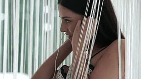 European babe contrasts soft allure with intense pussyfucking and facial climax