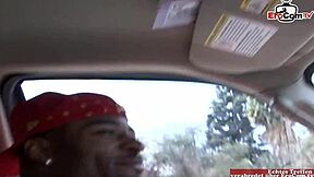 Busty Brunette Receives Cumshot On Silicone Tits From BBC