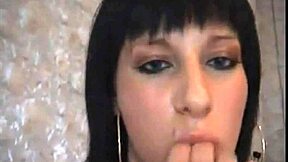 an amateur hungarian beauty explores homemade anal pleasures in her private world