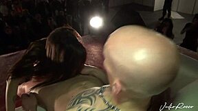 aris dark fucks publicly with her huge ass! intense action everywhere