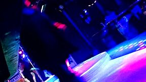 Stripper At Eds Bar On Titty Tuesday Grafenwoehr Germany Rips Clothes Teasingly